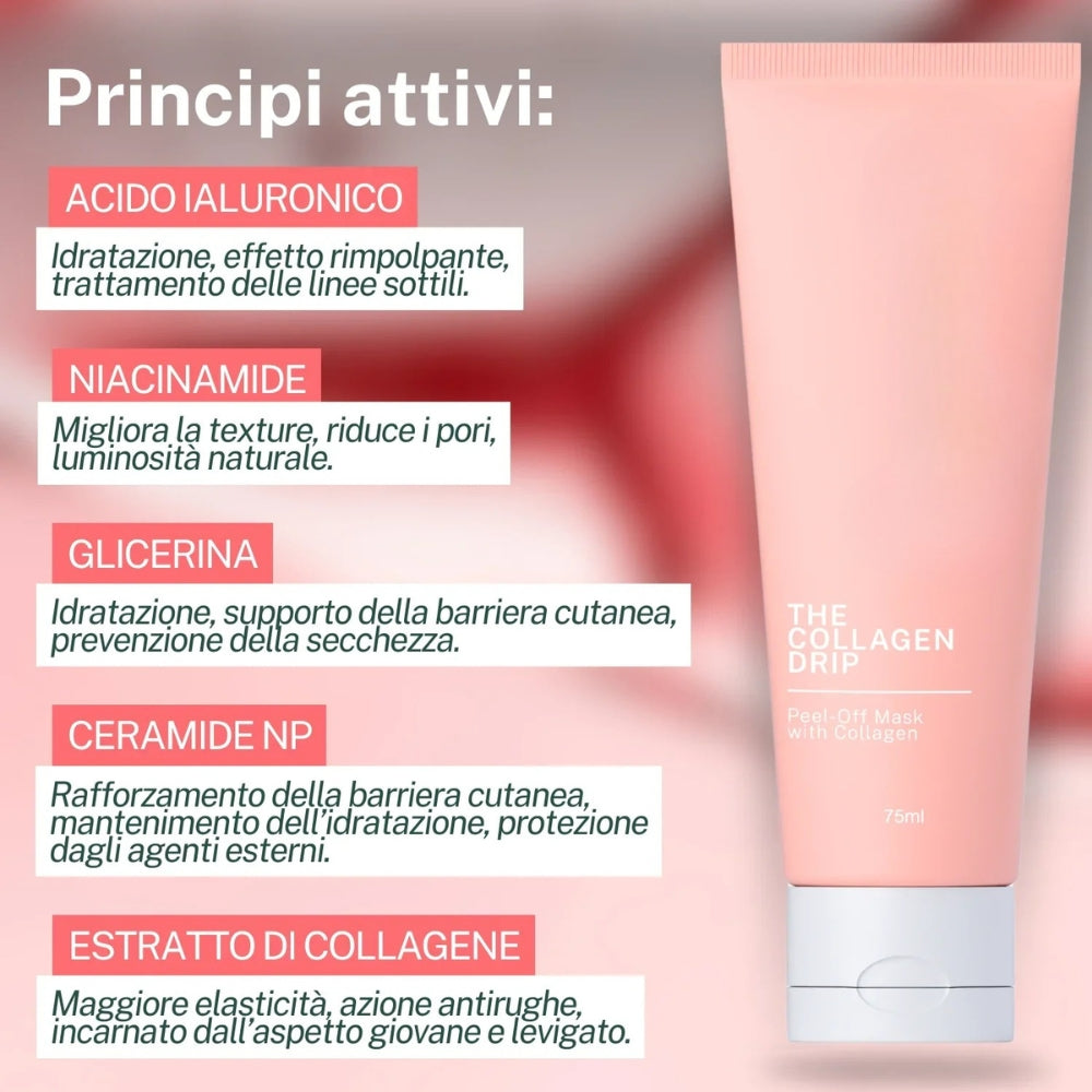 Maschera Bio-Collagene e Acido Ialuronico